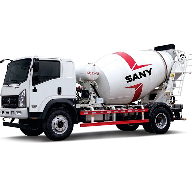 Cheap small 4 cubic meters Sany 4x2 concrete mixer truck  for sale in china year 2022