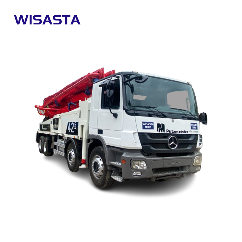 2013 china brand used putzmeister benz mercedes 42m truck mounted mobile concrete pump truck price